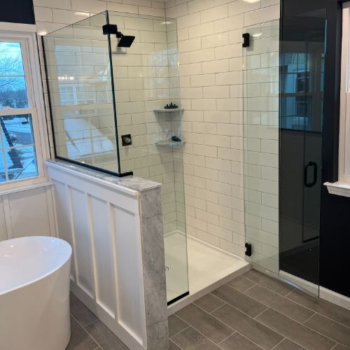 Frameless Door Panel and Return U-Channel  Image